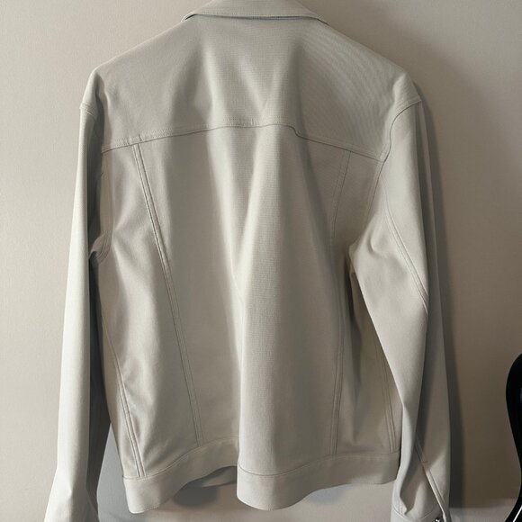 Theory - Rivers Trucker Jacket  In Neoteric - Limestone - (Medium) - Picture 4 of 4